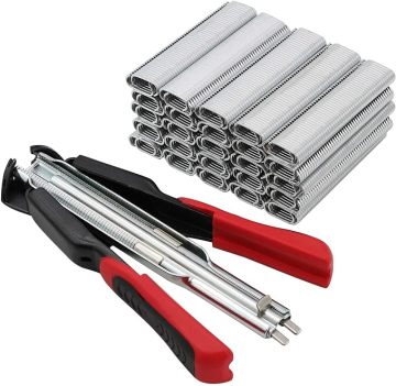 Manual de alumedor de jaula de animales de tipo C para la pinza de jaula de pollo y la herramienta de anillo de cerdo