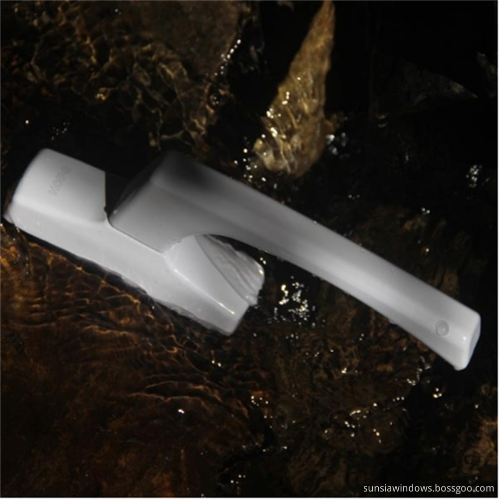 Top Grade Security Aluminium Window White Handle