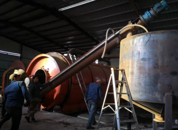 tires recycle to fuel plant