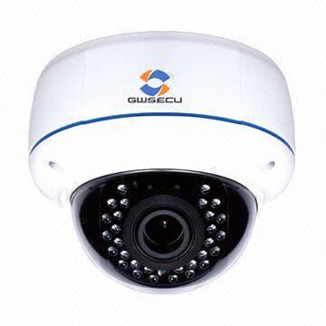 IP IR Network CMOS Dome Cameras, WDR Waterproof and Vandal-proof IK10 3.0 Megapixel