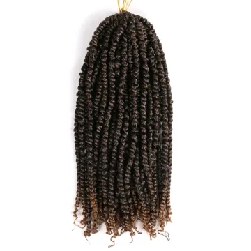 18 inches 80g 11 Strands Pre-twisted Passion Twist Synthetic Crochet Braiding Hair Extension