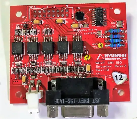 Hyundai Elevator WBVF SIN ISO /Encoder Board Rev:1.0 /CC-961