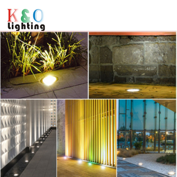 Hot Sale RGB Waterproof IP67 Ground Recessed Adjustable Beam Angle Garden Pool Light