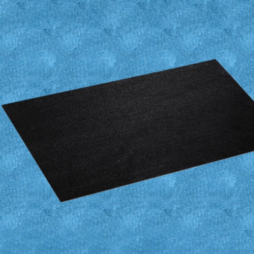 Black Needled Non Woven Fabric Material