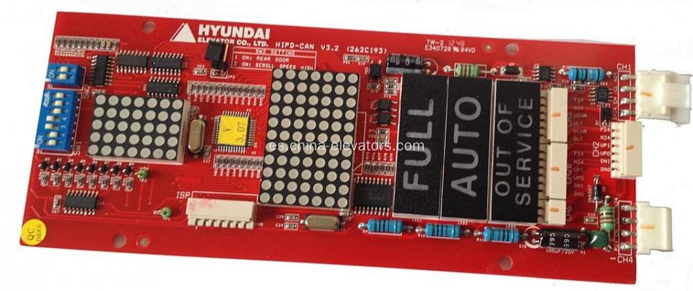 262C193 Indicador LOP HIPD-CAN para ascensores Hyundai