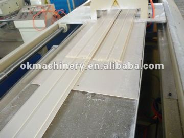 PVC window profile extrusion line