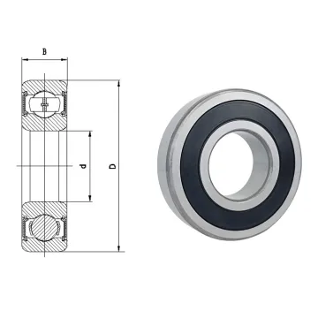 MLZ WM Brand 6210-2RS/ZZ Deep Groove Ball Bearing 50x90x20mm