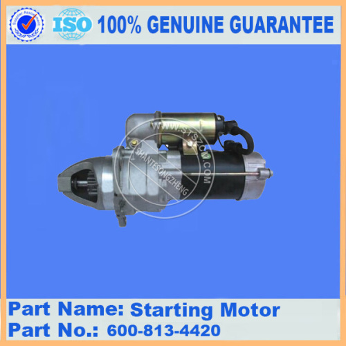 Orijinal Komatsu starter 600-863-5111 ekskavatör parçaları