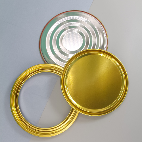 Round Shape Tin Cans Components Lid Ring Bottom