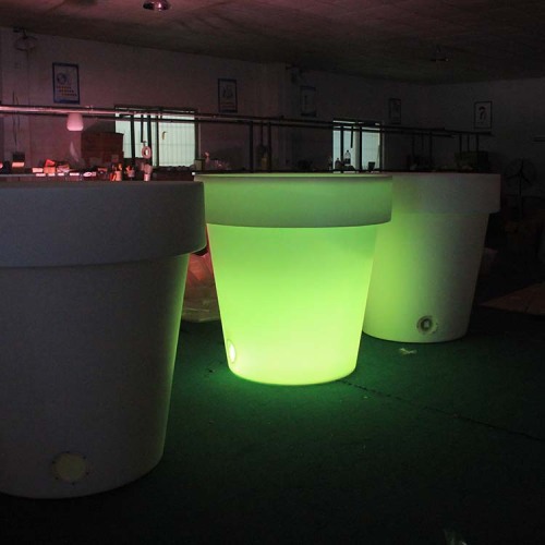 Outdoor Ice Bucket Mini Led Flower Pot