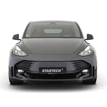 ترقية Tesla Model Y 2019 مع مجموعة جديدة من جسم السيارات: المصد الأمامي ، الشبكة ، الناشر الخلفي ، والجناح بواسطة Startech