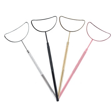 Qianya Professional Stainless Steel Lash Mirror - OEM Brand Logo Eyelash Extensions Accessory
