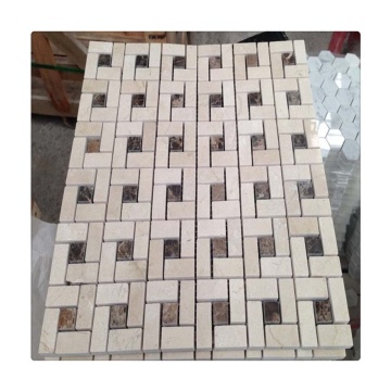 Beige Marble Pinwheel Mosaic Price with China Sea Port