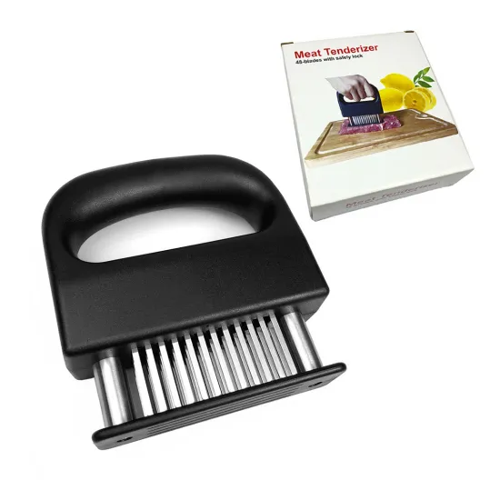 Hot Selling 48 Needle Tenderizer: Professional Stainless Steel Ring for Effortless Meat Chop and Steak Cutting