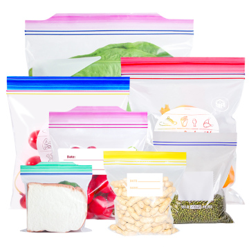 Yurui Reusable Stand Up Zipper Food Storage Bags, Leak-Proof and Freshness Guaranteed