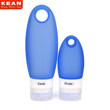 Refillable Cosmetic Squeeze Tubes/Squeeze Soap Container Silicone Travel Shampoo Bottle Refillable Cosmetic Squeeze Tubes
