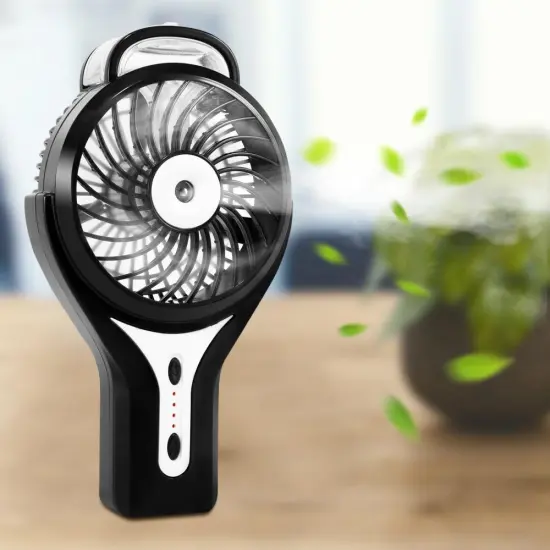Pocket Mini Misting Fan Desk Heater Dryer Decoration