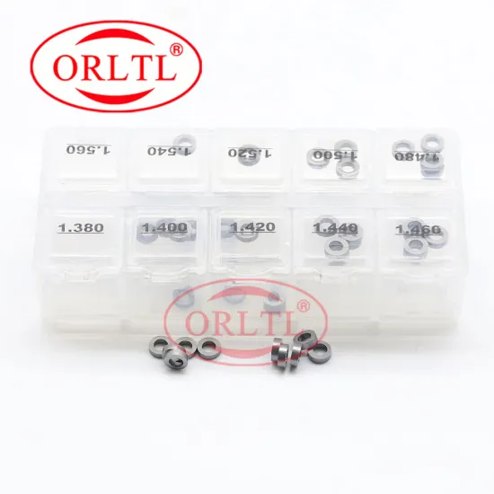 ORLTL B48 New Fuel Injection Washer 1.38mm-1.56mm and Injector Adjustment Shims 50/Pack