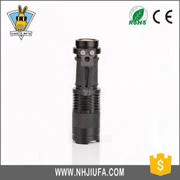 Low price led flashlight In alibaba aluminium zoom camping flashlight