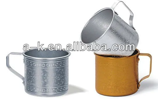Aluminum unbreakable tea cup