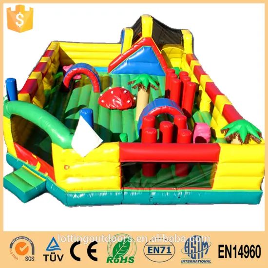 Has A Wealth Of Entertainment Inflatable Fun House Fun City
