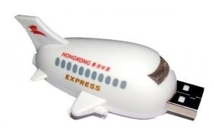Bespoke Aeroplane Shape 1g , 2g , 4g , 8g , 16g Customized Usb Flash Drive Recovery