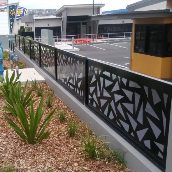 Customized Powder Coated Aluminum Laser Cut Privacy Panels