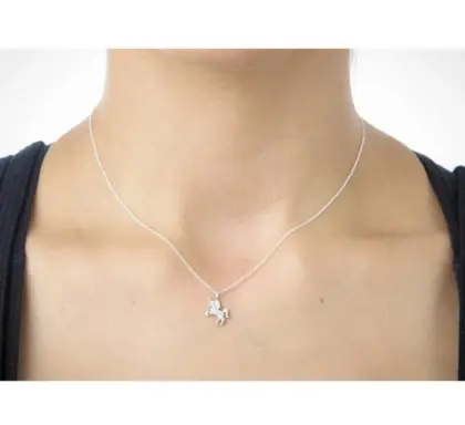 Fashion Women Necklace Gold Charms Stars Necklace for Ladies