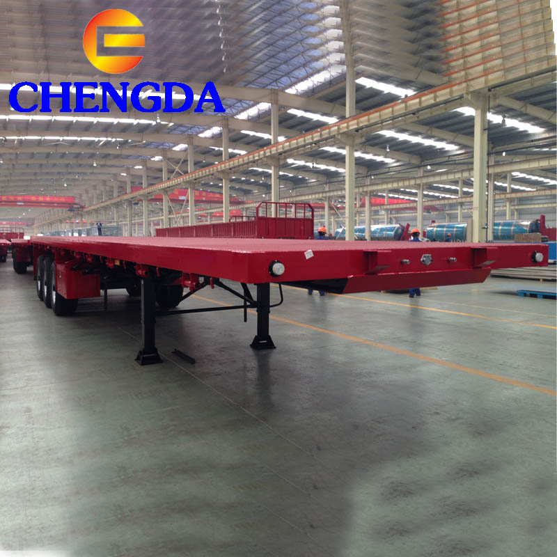 3 Axles Flatbed Semi Trailer