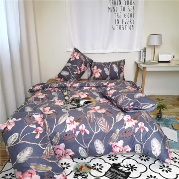 Customizable Home bedroom bedding comforter cover 3PCS 2PCS duvet cover set garden flower style double bed queen twin size