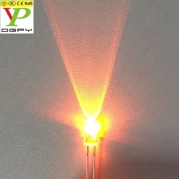Ücretsiz numune 1Hz 1.5Hz 5mm Amber/Turuncu Yanıp Sönen Dip LED Diyot