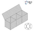 Zinc-5% Fil d'acier en aluminium 8 × 10 gabion hexagonal