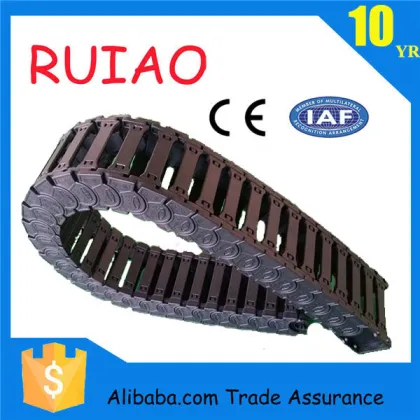 plastic weight bearing cnc cable carrier energy chain