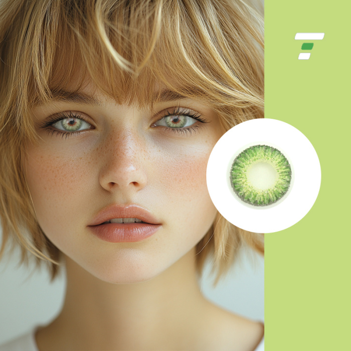 Fresh Art contact lenses exaggerated no power