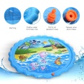 3-i-1 Splash Pad 150 cm Sprinkler Play Mat