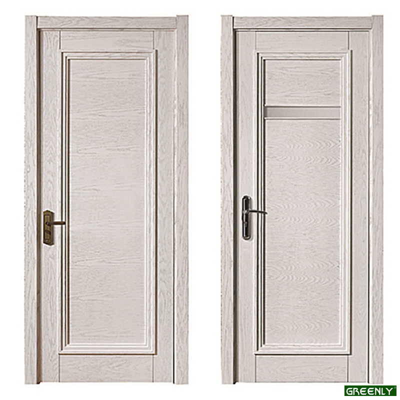 Safety White Wooden Door