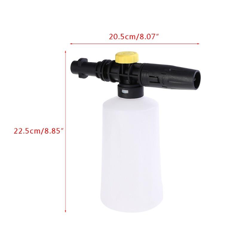 Nouveau style 750 ml Canon de bouteille de lance en mousse de neige pour laveuse de voiture K2-K7 pistolet de pulvérisateur