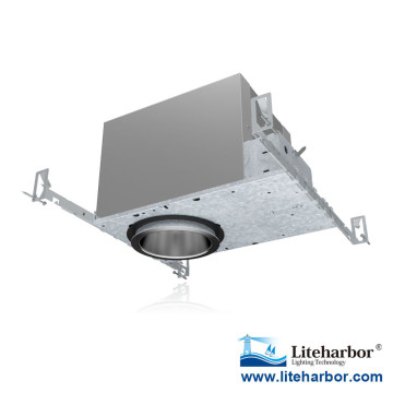 Square 32W LED Downlight With cETLus 6 Inch Compact Fluorescent New Construction IC Housing