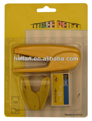 Hot Stationery Product Mini Stapler Set with Remover