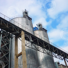 Cement mixing plant spiral occlusal steel plate silo