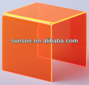 10cm three sided stand acrylic cubes arts