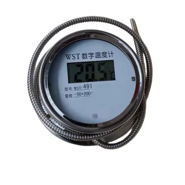 OEM Digital Temperature Gauge with Flexible Capillary Cables -10 to 70°C Smart Display Thermometer Factory