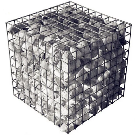 Hot-Dipped Galvanized Welded Stone Cage Gabion Basket