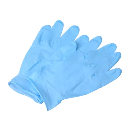Disposable medical nitrile gloves