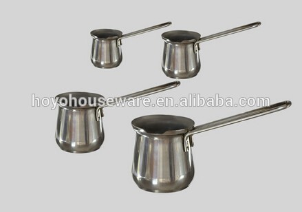 4pcs stainless steel arabic coffee pot for coffee tea and milk sets