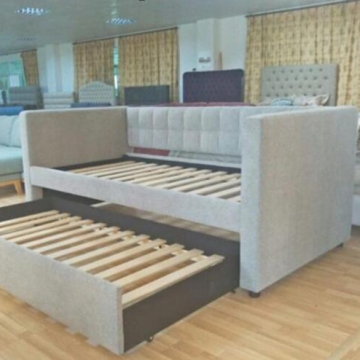 Contemporary Space-Saving Fabric Folding Sofa Bunk Bed Designs