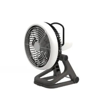 Outdoor Electric Fan for Camping: Type-C Fast Charge, IPX4 Waterproof, Timing Function, Drop-Proof Design