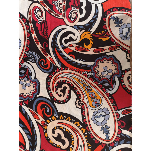 Tissu d&#39;impression Pasiley Design Rayon Challis 32S