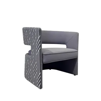 Nordic Modern Liyu Wabi Sabi Style Wooden Lounge Chair