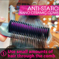 Denman straightening brush hot comb